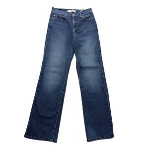 Levis 512 Bootcut Jeans Womens 4 Blue Mid Rise Stretch Denim 28x28